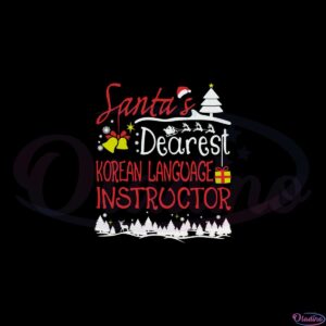 korean-language-instructor-xmas-job-cute-christmas-svg