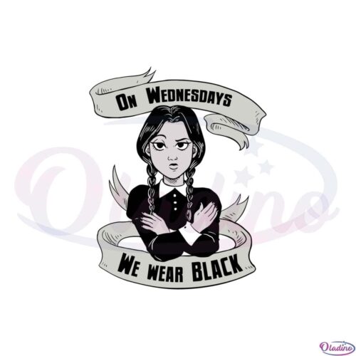 on-wednesday-we-wear-black-svg-graphic-designs-files