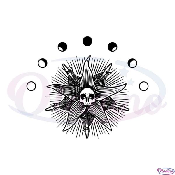 wednesday-addams-skull-logo-svg-files-for-cricut-sublimation-files