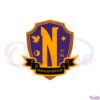 the-wednesday-family-nevermore-academy-crest-logo-svg