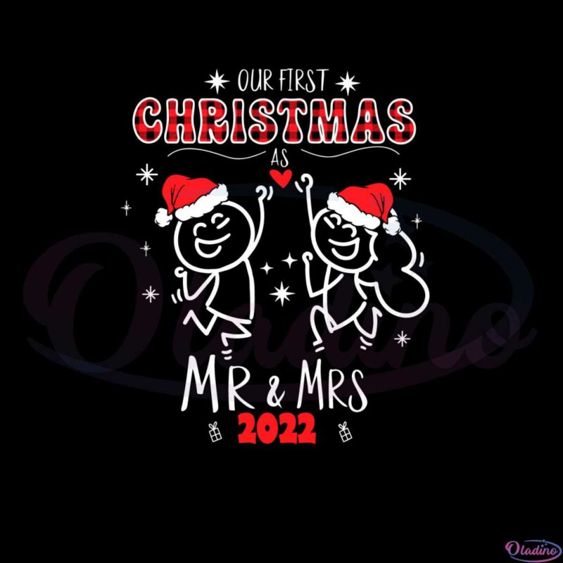 couple-wife-husband-our-first-christmas-as-mr-mrs-2022-svg