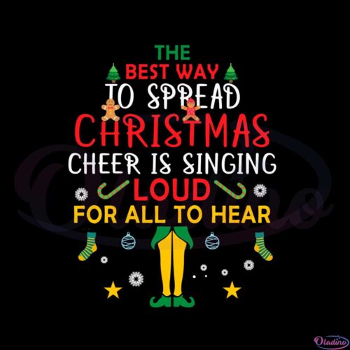 the-best-way-to-spread-christmas-cheer-svg-graphic-designs-files