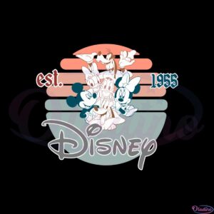 vintage-sunset-disney-mickey-friends-svg-graphic-designs-files