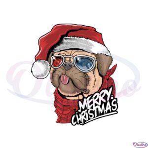 santa-claus-cute-face-pug-dog-png-for-cricut-sublimation-files