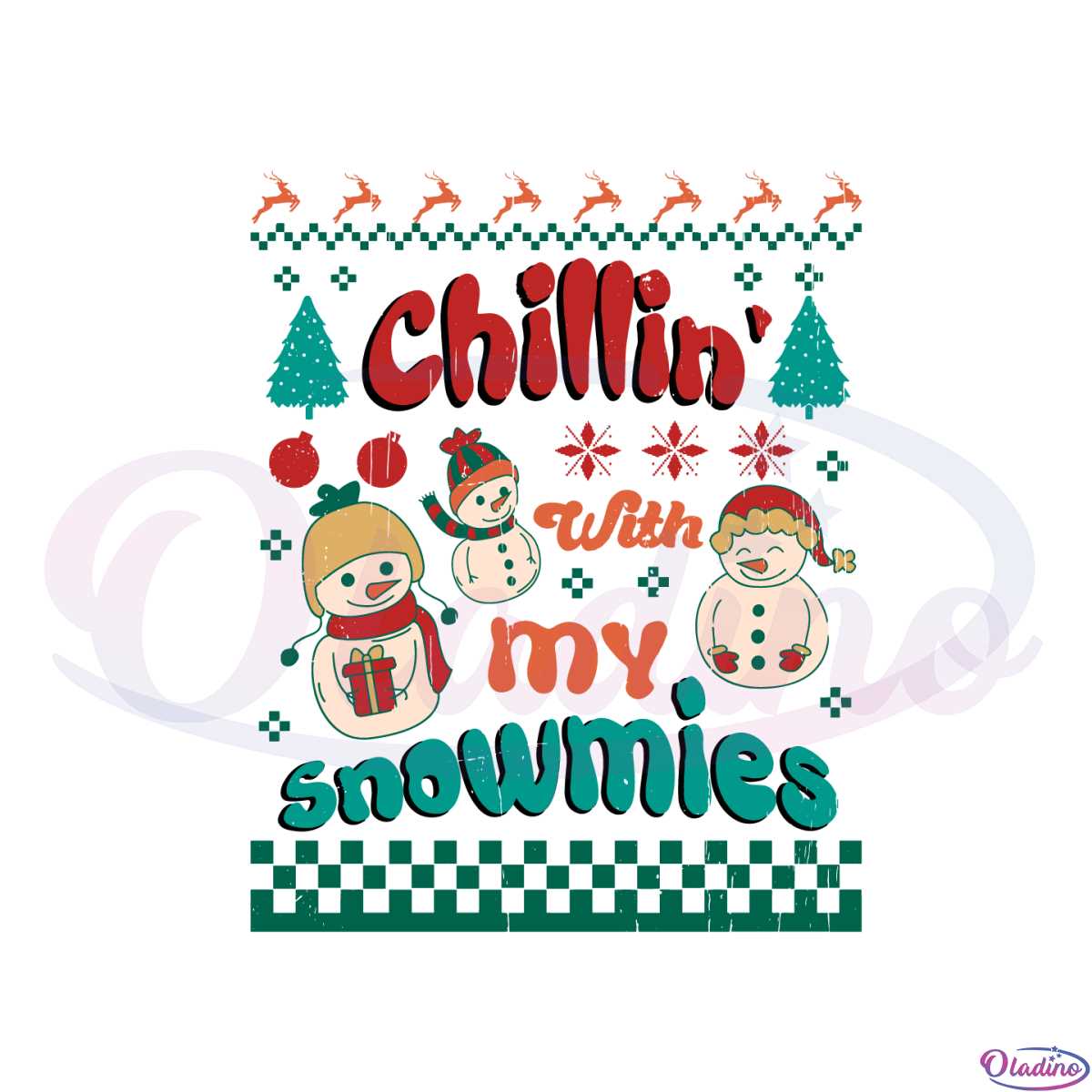 chillin-with-my-snowmies-ugly-christmas-svg-cutting-files