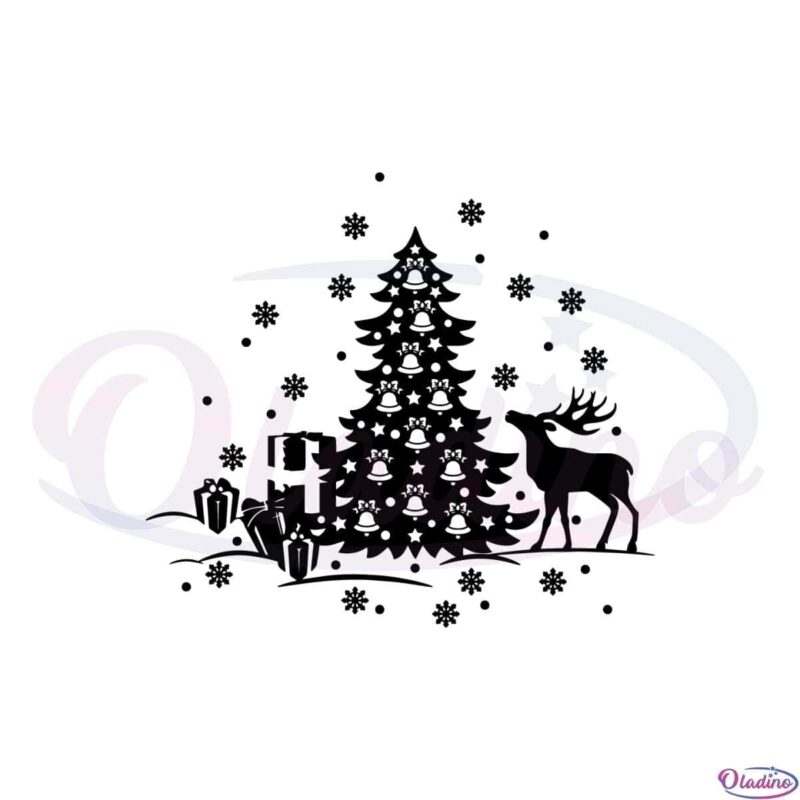 Jingle Bell Christmas Tree Svg For Cricut Sublimation Files