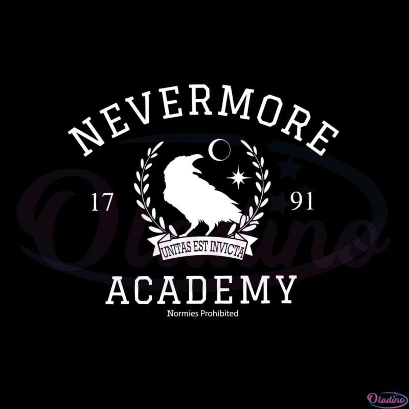 nevermore-academy-netflix-movie-wednesday-addams-svg