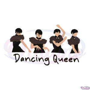 dancing-queen-wednesday-adams-svg-graphic-designs-files