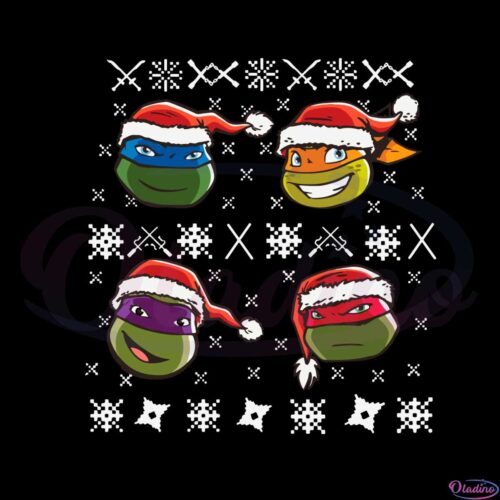 teenage-mutant-ninja-turtles-christmas-svg-cutting-files