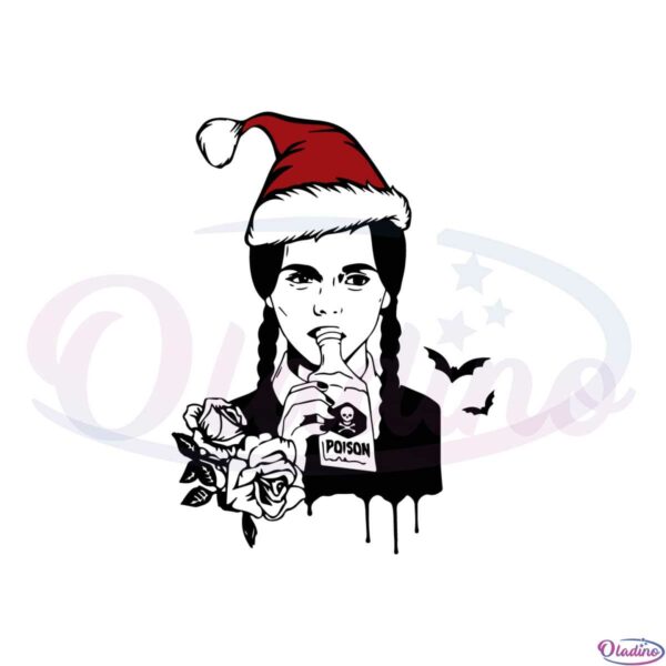 wednesday-addams-christmas-svg-for-cricut-sublimation-files