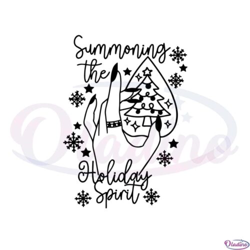 summoning-the-holiday-spirit-svg-goth-christmas-svg