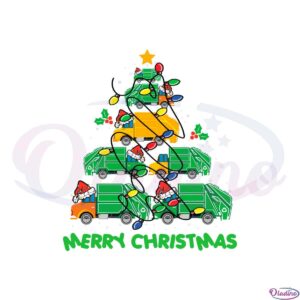 funny-garbage-truck-christmas-tree-svg-graphic-designs-files