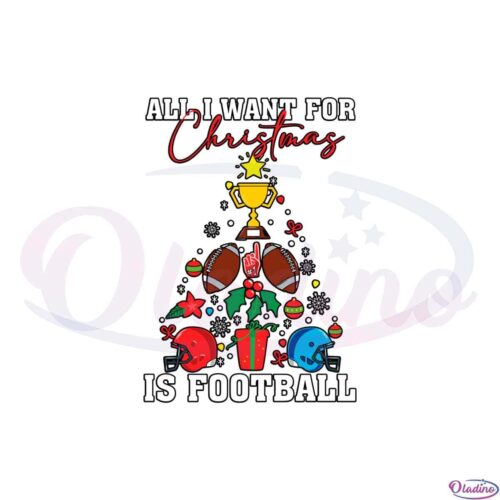 all-i-want-for-christmas-is-football-svg-graphic-designs-files