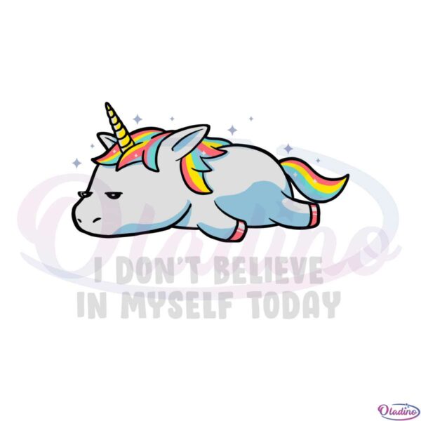 i-dont-believe-in-myself-lazy-unicorn-svg-cutting-files