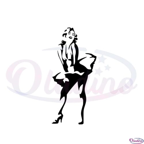 marilyn-monroe-sexy-dress-svg-for-cricut-sublimation-files