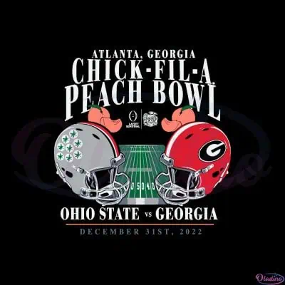 georgia-bulldogs-vs-ohio-state-buckeyes-college-football-playoff-2022-svg