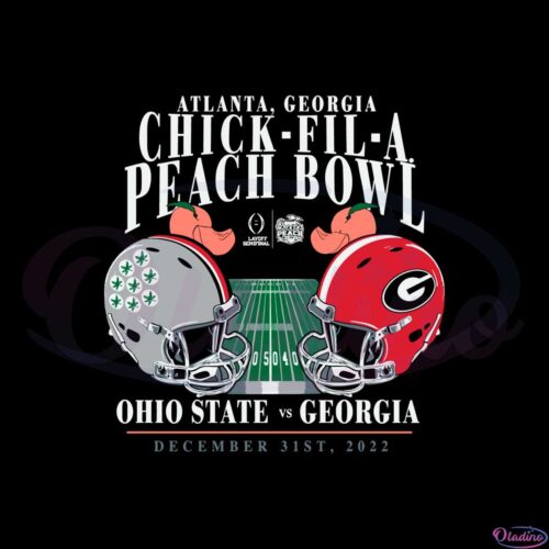 georgia-bulldogs-vs-ohio-state-buckeyes-college-football-playoff-2022-svg