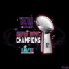 Tennessee Titans Super Bowl Lvii 2023 Champions Png Sublimation Designs