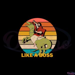 jesus-on-a-raptor-like-a-boss-svg-graphic-designs-files