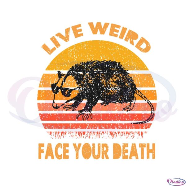 live-weird-fake-your-death-ugly-rat-retro-vintage-svg-cutting-files