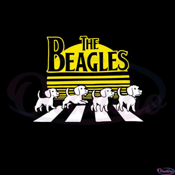the-beagles-dog-svg-vintage-rock-band-svg