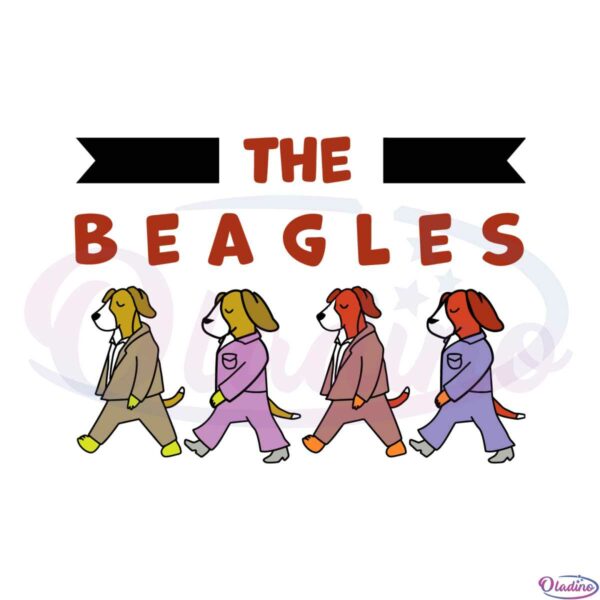 the-beagles-dog-band-svg-funny-rock-band-svg
