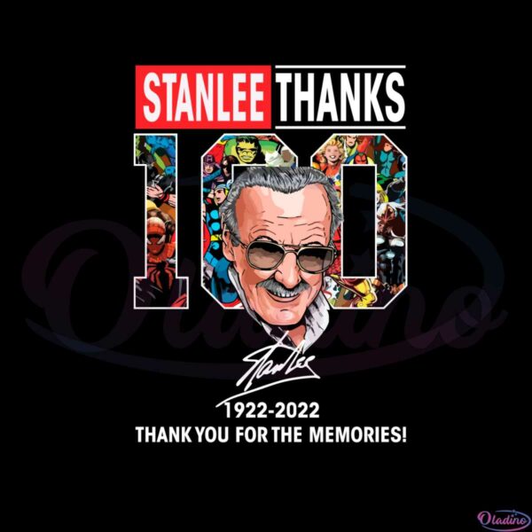 stan-lee-thanks-100-years-19222022-svg-graphic-designs-files