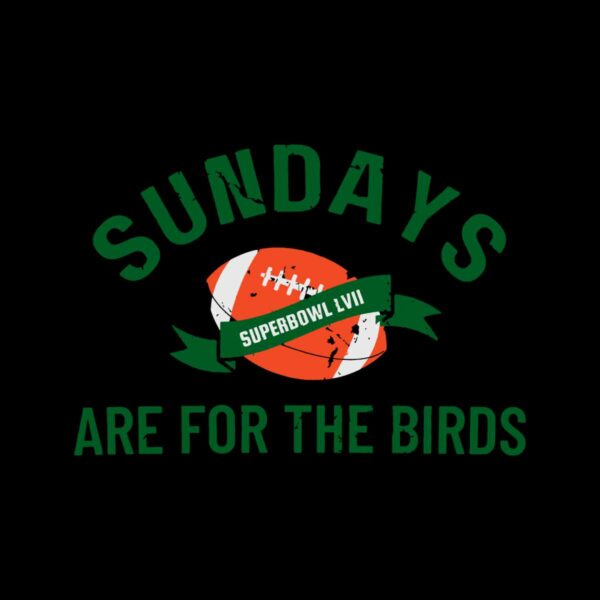 sundays-are-for-the-birds-football-superbowl-lvii-2023-football-svg