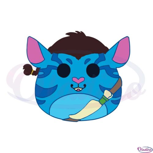 jake-sully-squishmallow-avatar-2-svg-graphic-designs-files