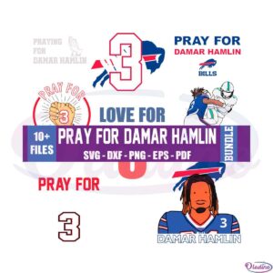 pray-for-damar-hamlin-bundle-svg-graphic-designs-files