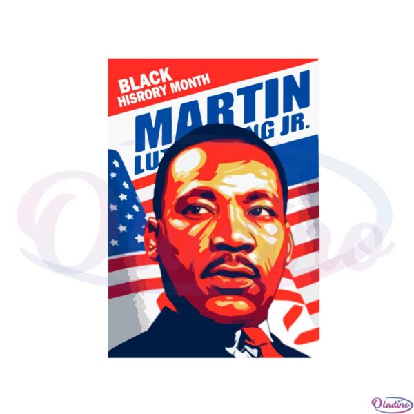 retro-black-history-month-the-king-martin-luther-king-jr-svg