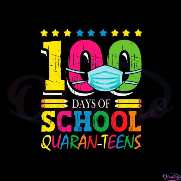 100-days-of-school-quaran-teens-svg-files-silhouette-diy-craft