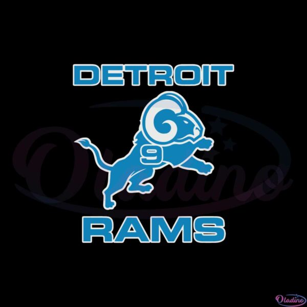 detroit-rams-number-9-svg-best-graphic-designs-cutting-files