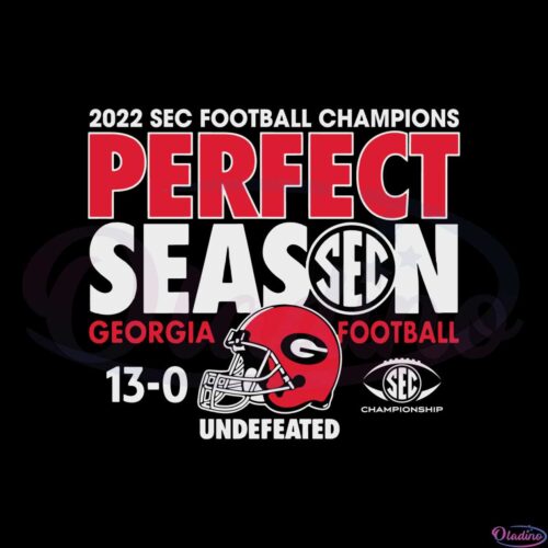 university-of-georgia-football-2022-sec-champions-perfect-season-svg