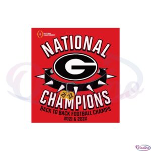 georgia-bulldogs-back-to-back-football-playoff-national-champions-svg