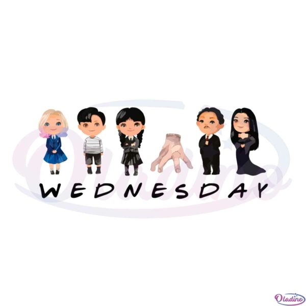 the-addams-family-wednesday-friends-png-sublimation-designs