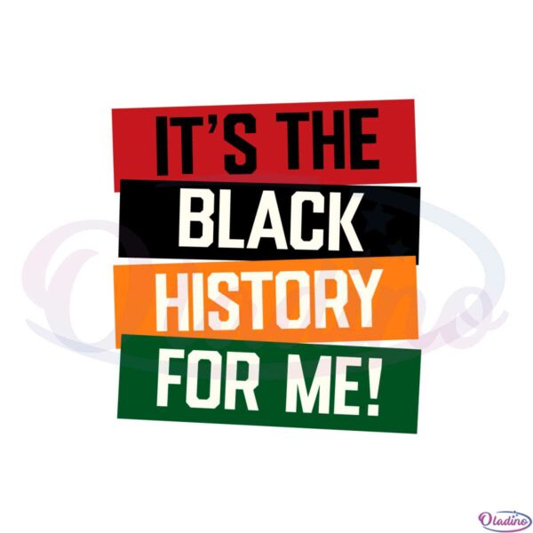 its-the-black-history-for-me-black-history-month-svg-file