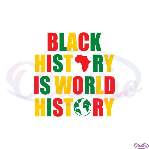black-history-is-world-history-african-american-history-svg