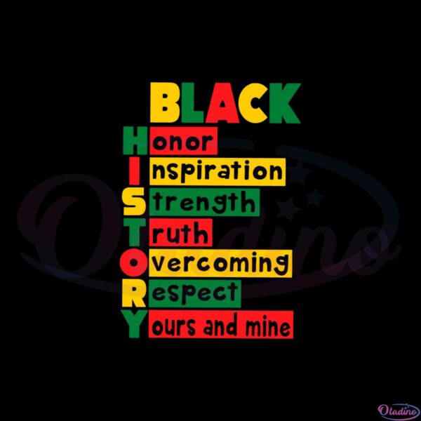 black-honor-inspiration-strength-truth-overcoming-respect-svg