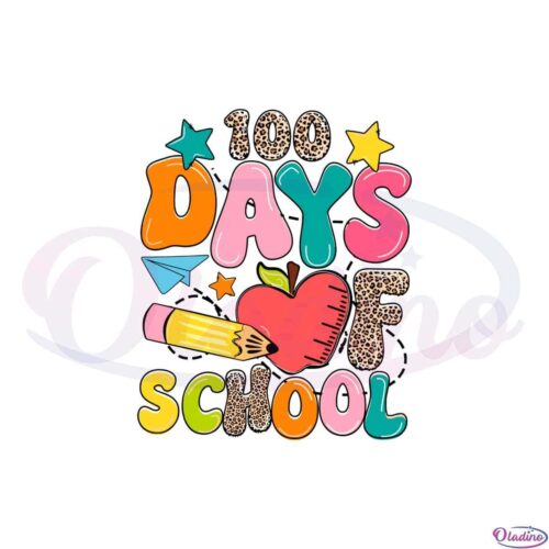 100-days-of-school-teacher-leopard-svg-graphic-designs-files