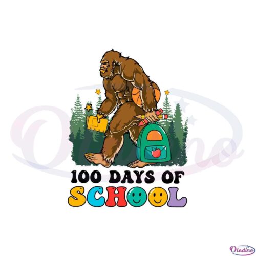 bigfoot-happy-100-day-of-school-svg-for-cricut-sublimation-files