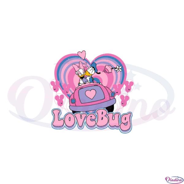 vintage-disney-donald-duck-love-bug-svg-graphic-designs-files