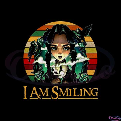 wednesday-addams-i-am-smiling-vintage-png-sublimation-designs