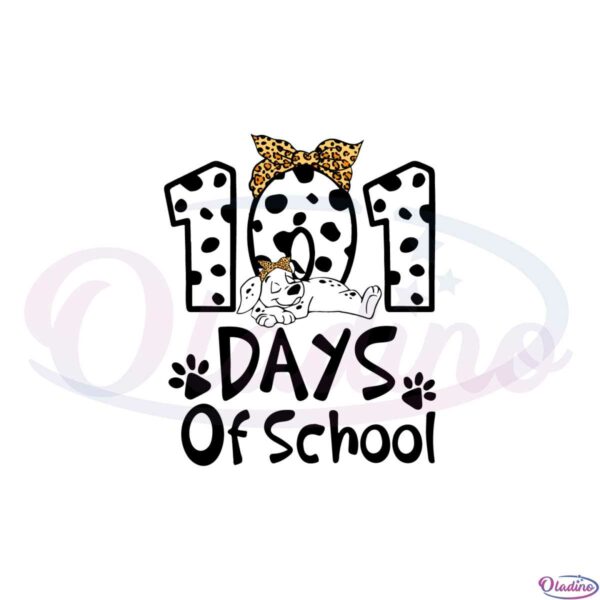 101-days-of-school-dalmatian-dog-svg-graphic-designs-files
