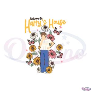 welcome-to-harrys-house-flower-harry-styles-fan-svg-file