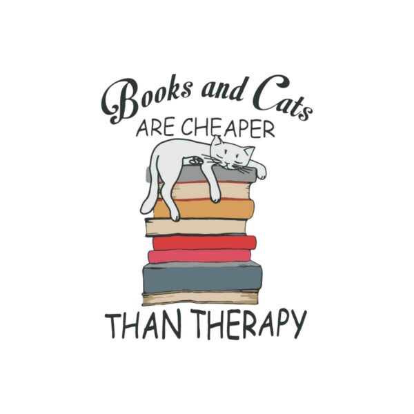 books-and-cats-are-cheaper-than-therapy-svg-cutting-files