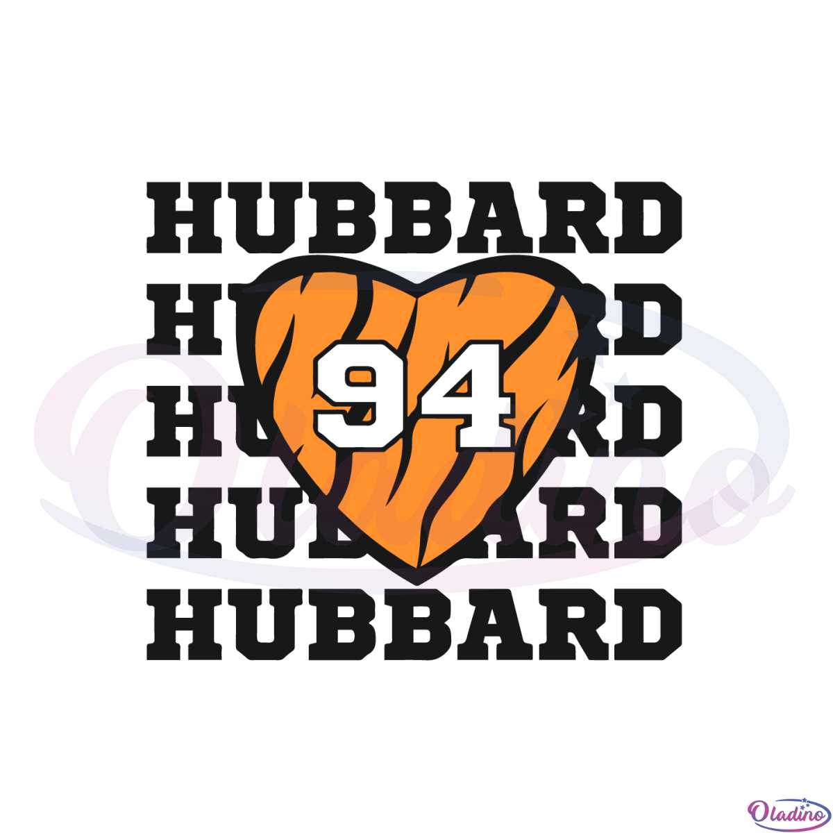 2 Sam Hubbard 94 Cincinnati Bengals SVG Cutting Files