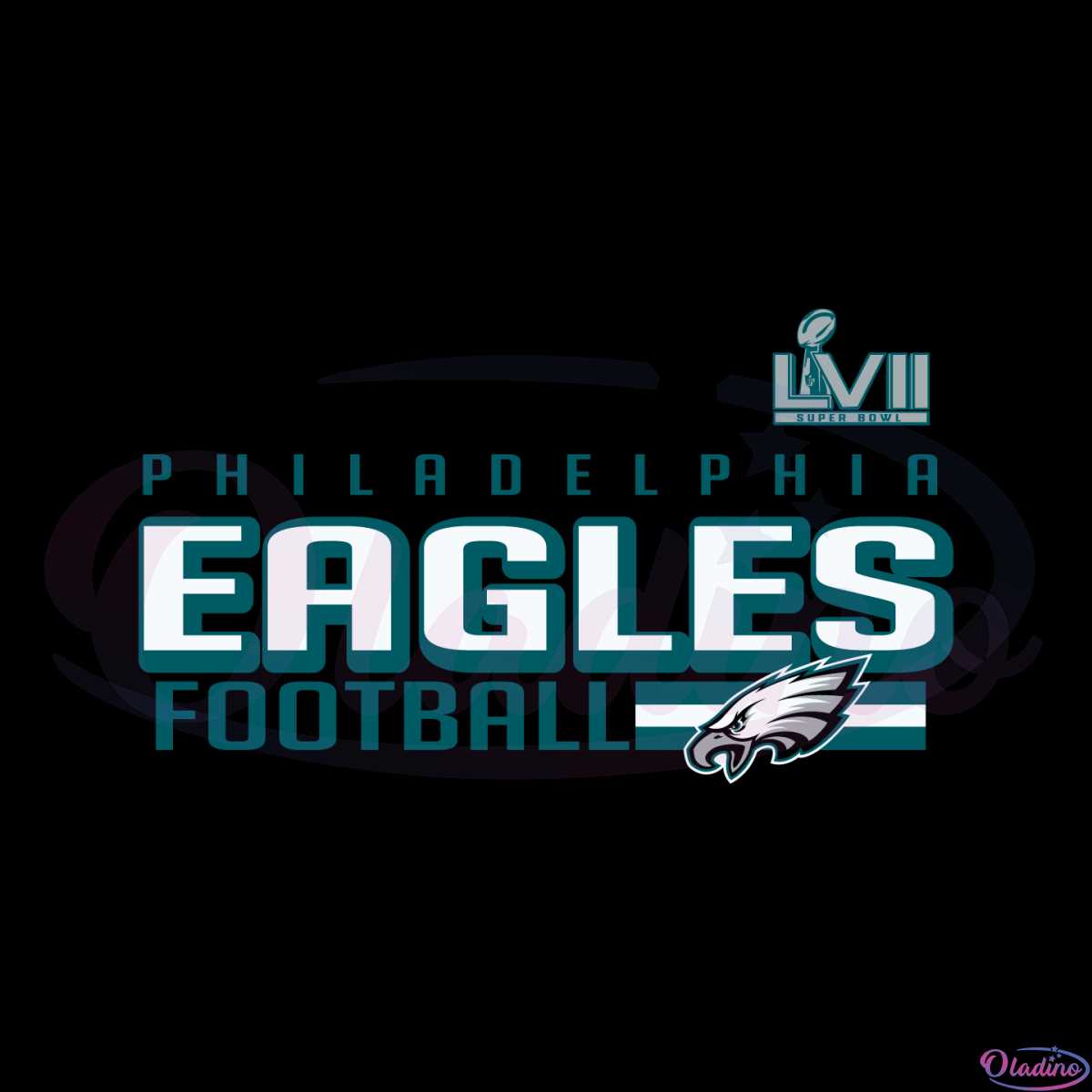 Philadelphia Eagles 2023 Super Bowl Lvii SVG Cutting Files