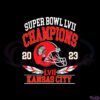 Kansas City Chiefs 2020 AFC Champions SVG for Cricut or Silhouette