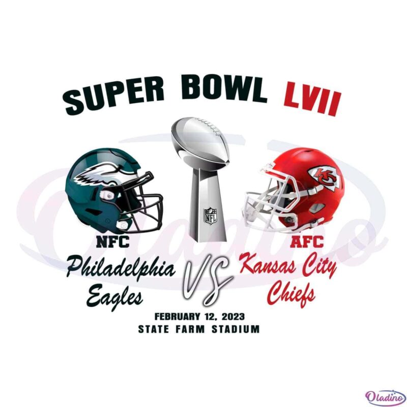 Philadelphia Eagles Vs Kansas City Chiefs Super Bowl Lvii 2023 Png